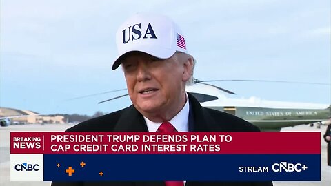 Pres. Trump says JPMorgan's Dimon is wrong on the Fed, defends credit card cap proposal