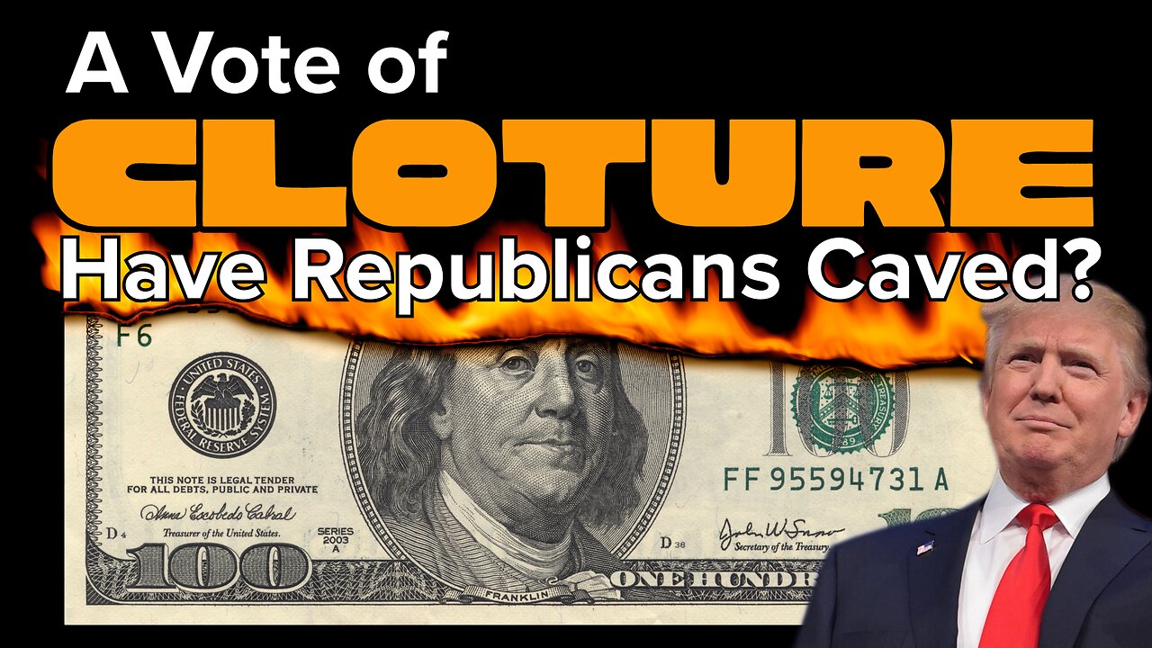 BREAKING: A Vote OF CLOTURE has occurred