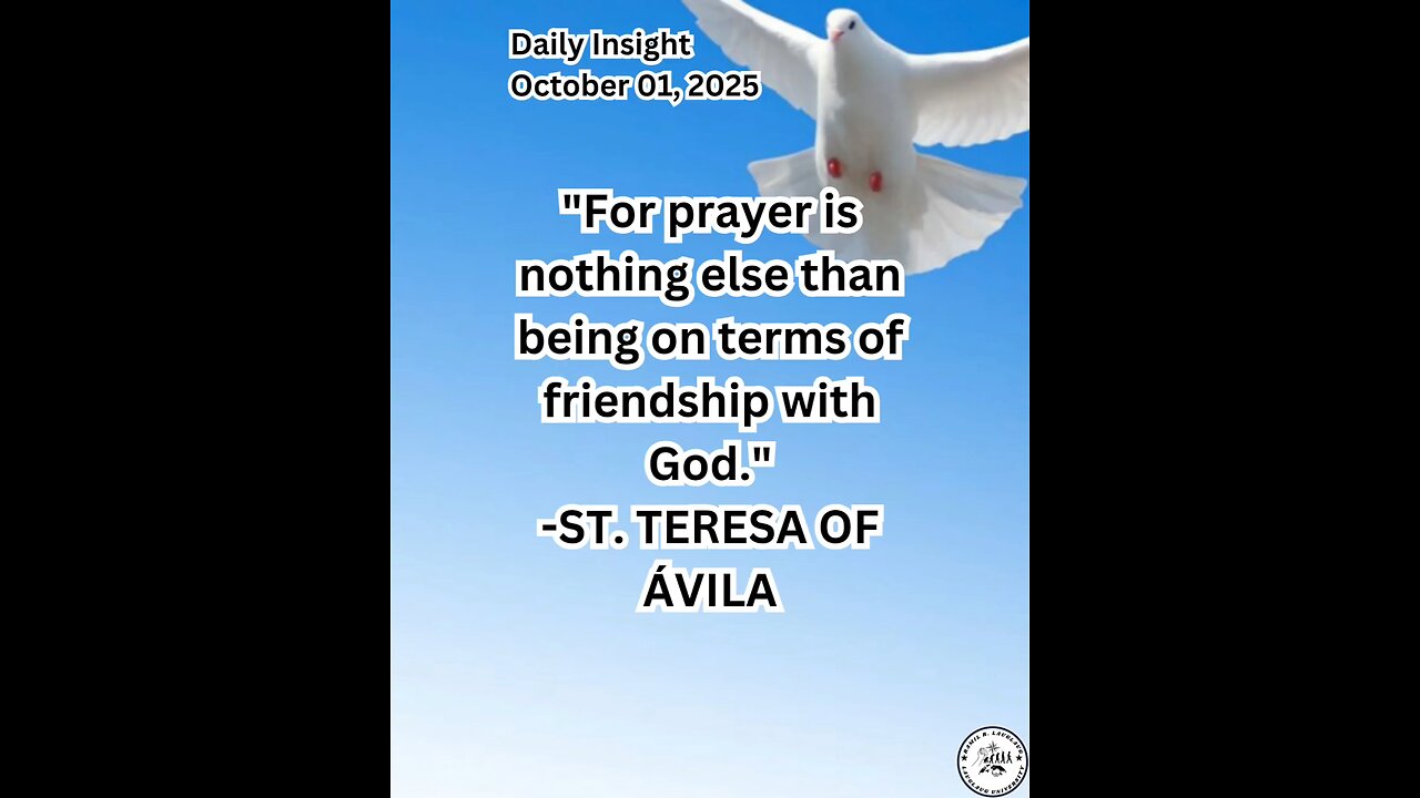 Daily Insight October 10, 2025 #faith #saint #Insight