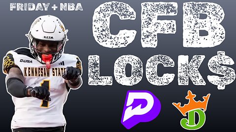 CFB + NBA FRIDAY - MY BEST BET + TOP PLAYER PROPS