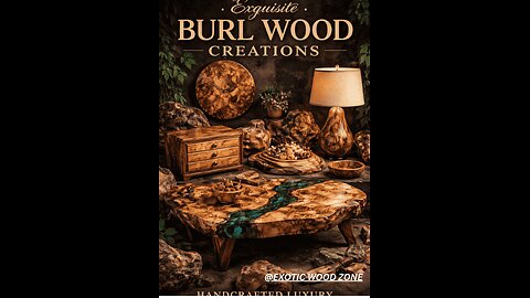 Exquisite Burl Wood Creations | Premium Burled Wood Furniture & Projects