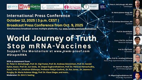 World Journey of Truth: Stop mRNA Vaccines – International Press Conference