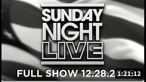 12 28 25 Sunday Night Live ROYCE WHITE Candace Owens Turns On Her Followers