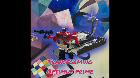 Stop motion fun w Optimus prime