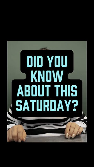 Did You Know About Saturday? 🤯