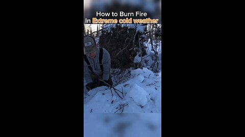 How to burn fire in Alaska