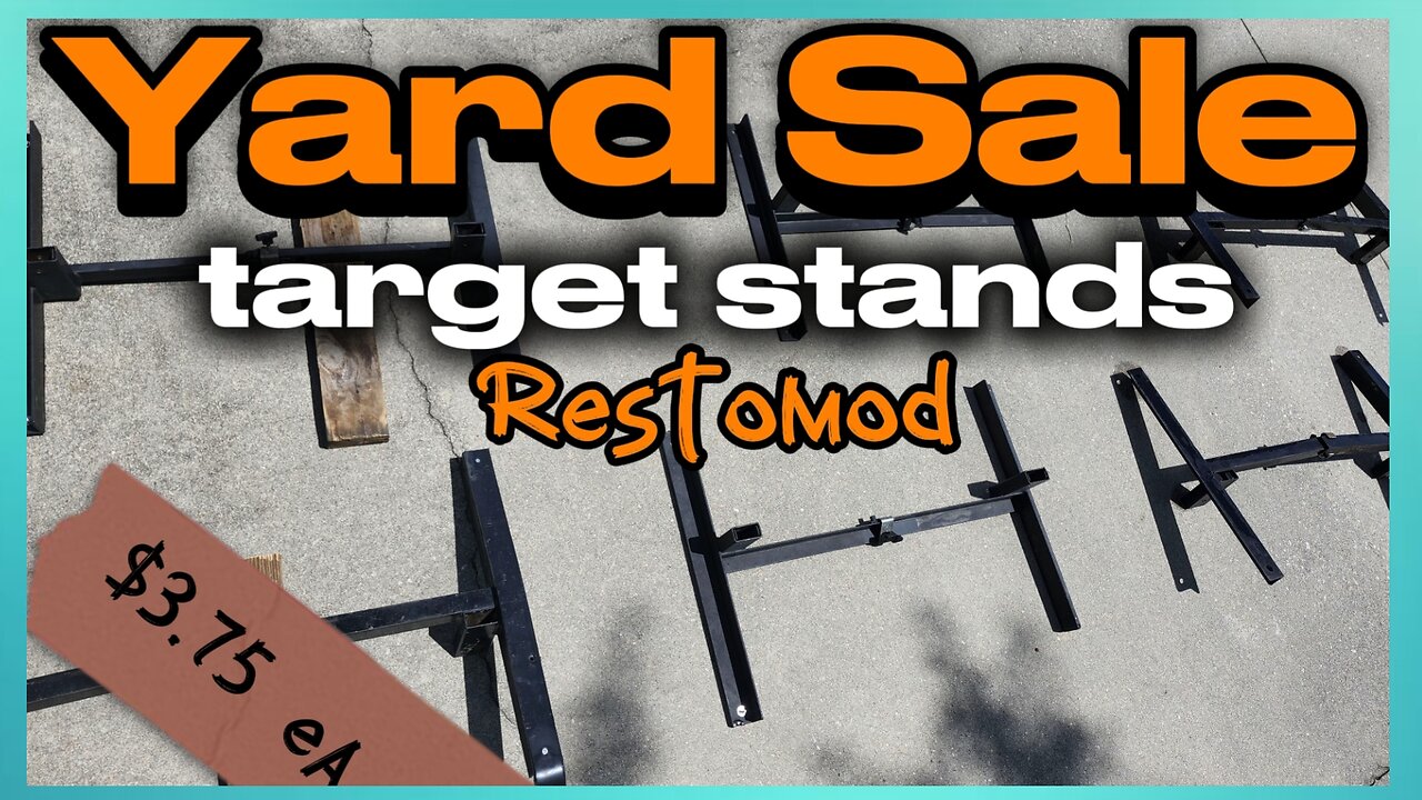 Rebuilding old, yard sale target stands
