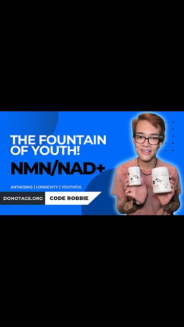 The Fountain of Youth! 🧬 DoNotAge.org! Black Friday Sale, up to 40% off and more with Code Robbie 🥰