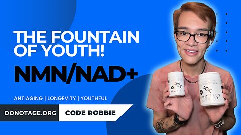 The Fountain of Youth! 🧬 DoNotAge.org! Black Friday Sale, up to 40% off and more with Code Robbie 🥰