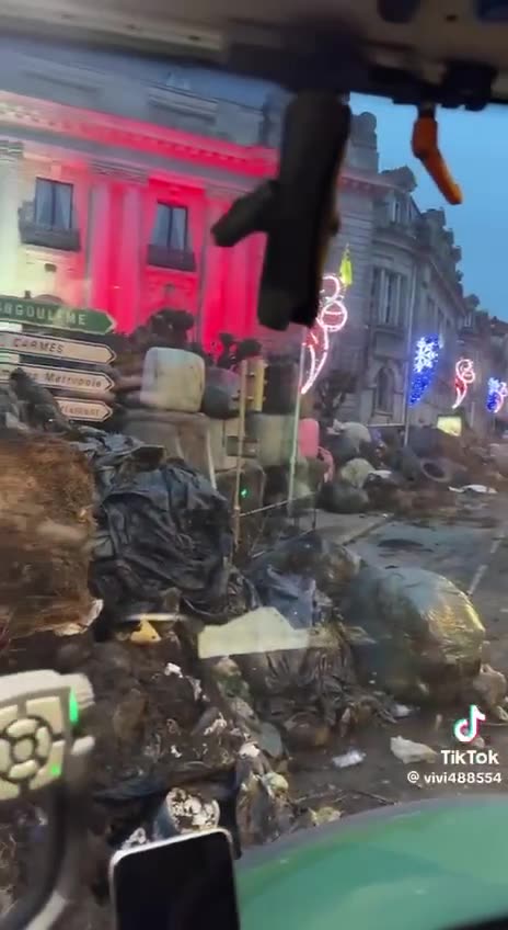 Day after Tag danach Proteste Bauern Frankreich