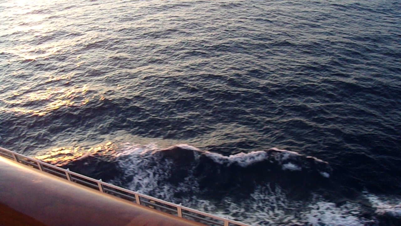 Sunset MSC Seaview -Mediterranean