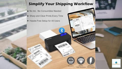 LabelRange Bluetooth Thermal Label Printer