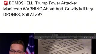 Politics - URGENT China Attack Warning Anti Gravity Drone Update Trump Tower Manifesto