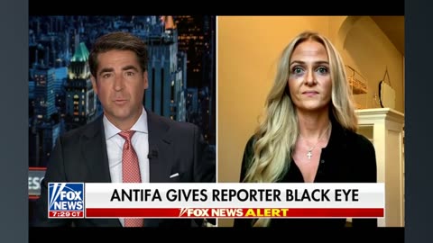 Reporter Reveals Black Eye From Portland Antifa Hitting Her With Flagpole: ‘Complete Lawlessness’ 