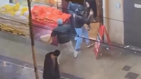 Arab in Germany wanted to throw fireworks at Germans but then karma intervened.