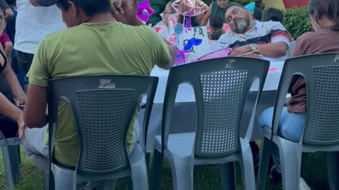 Man Falls Asleep in the Middle of a Party