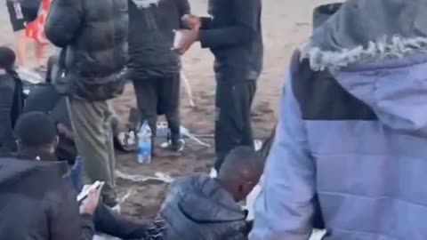Fake asylum seekers are given smartphones as soon as they land...