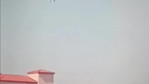 Wild helicopter crash near a resort