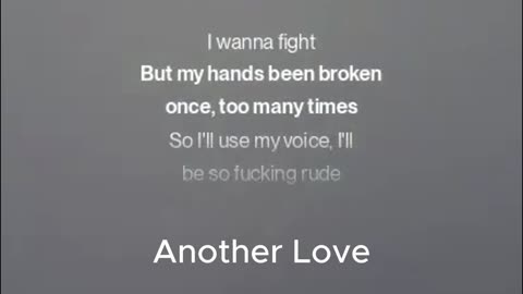Another Love