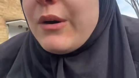 A Muslim woman in UK thanks British taxpayers because with their taxes she can live on benefits