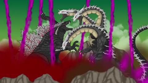 Godzilla Ultima vs. Skull Ghidorah : EPIC BATTLE!!