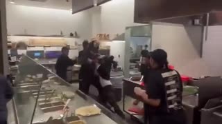 Ratchet Fight at Chipotle over Guacamole