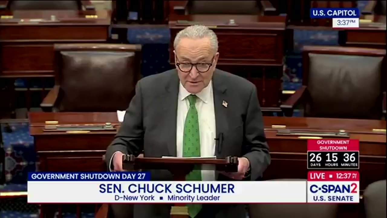 BREAKING: Chuck Schumer is FUMING that Trump has shown what an ACTUAL President is