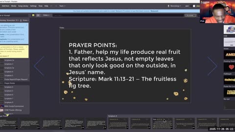 Power To Triumph || November 26, 2025 || “Fruit That Speaks Loud in the Spirit”