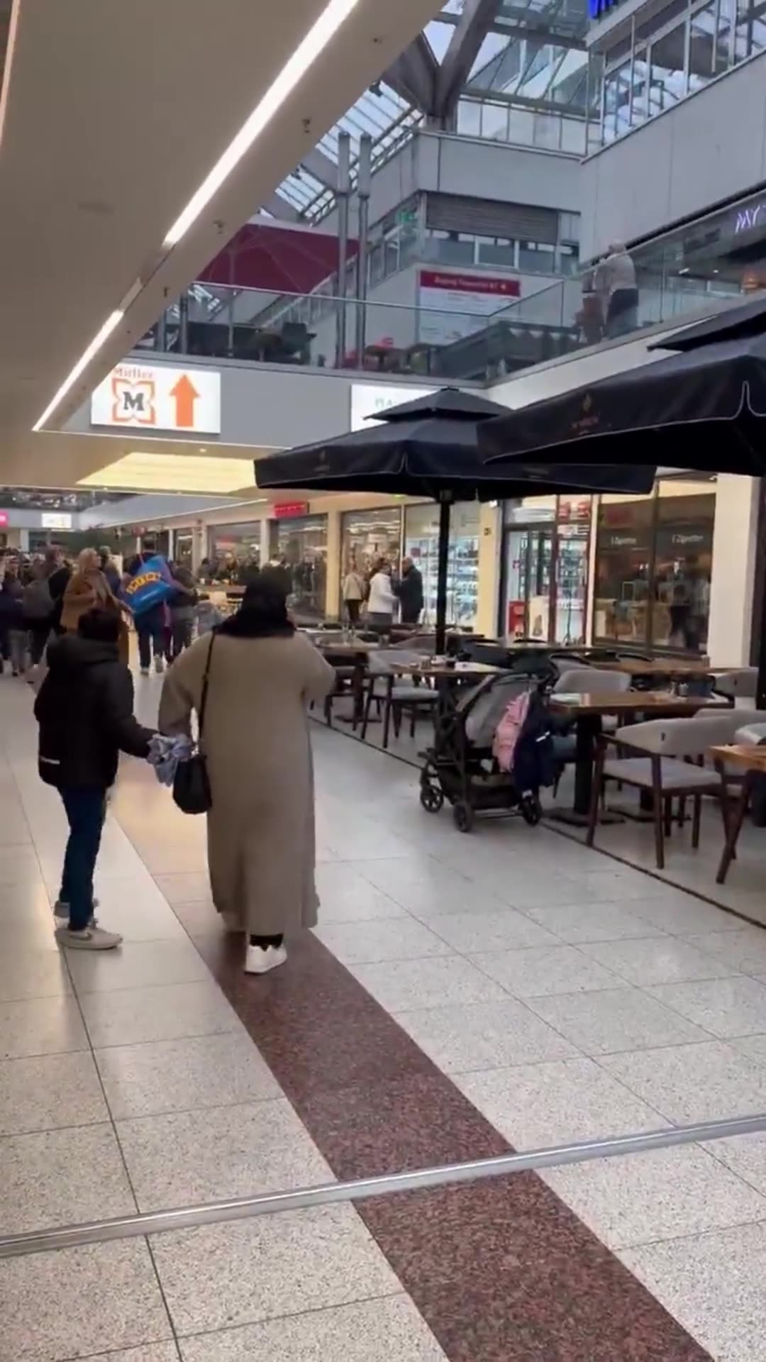 A loud bang caused by a firecracker prompted an evacuation; police confirmed there was no threat,