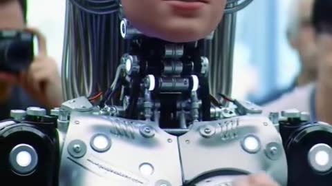 Smoothie store where humanoid serves smoothies #IRC #robot #aiart #humanoid #robotgirl