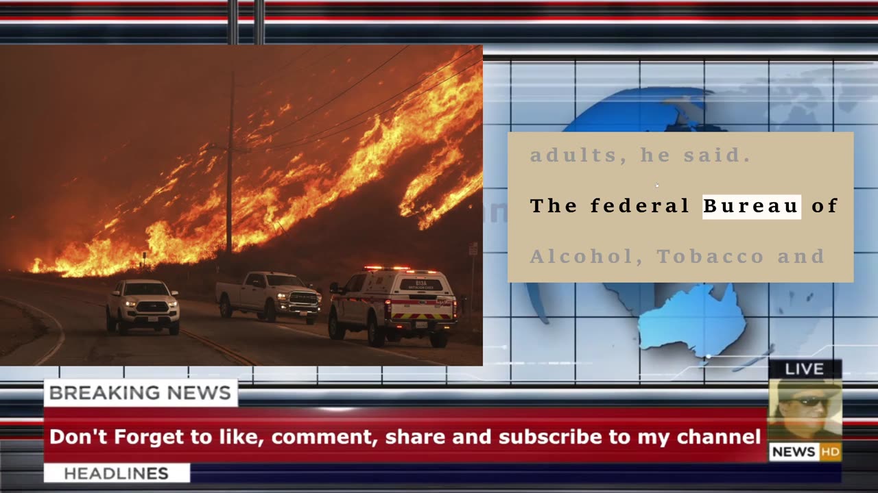 Over 50,000 under evacuation orders or warnings as wildfire imperils homes north of Los Angeles