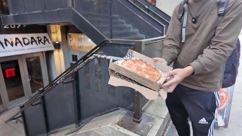 pizzeria bros large pepperoni pizza review