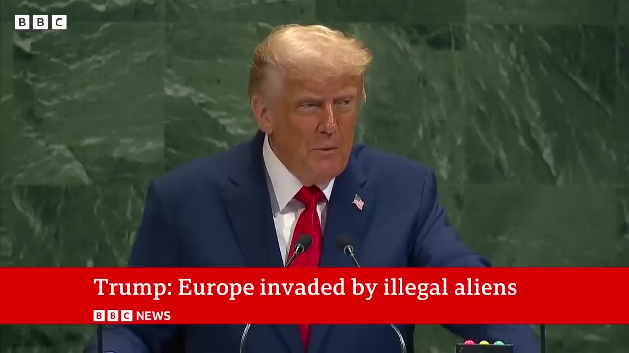 Trump takes aim at migration and climate policies in scathing UN speech
