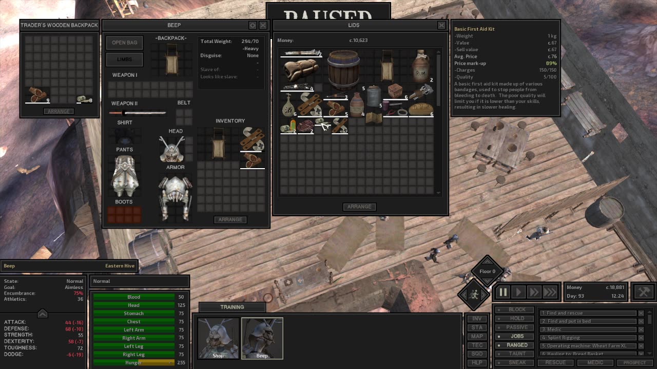 Shoji searches on his journey. (SJ-12)