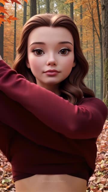 Belle just tried to take off her shirt in the middle of the forest.