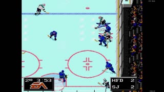 NHL '94 Franchise Mode 1992 Regular Season G8 - whalers (HAR) at Len the Lengend (SJ)