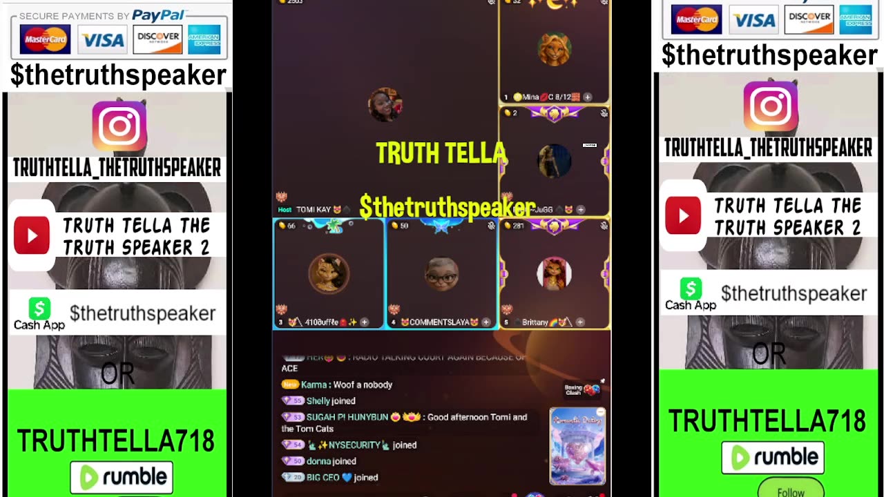 QUEEN TOMIKAY SATURDAY MIDDAY LIVE TEACAPPING KEVIN JONES