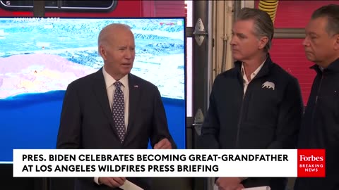 Biden on California Wildfires: The Good News Is I'm a Great Grandfather!