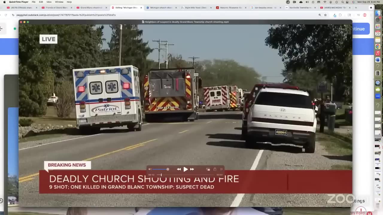 MICHIGAN "SHOOTING" -- CIA CONNECTIONS & ACTIVE SHOOTER TRAINING