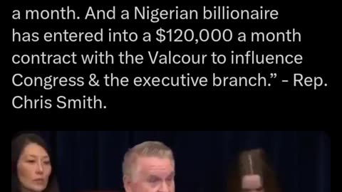 Nigeria has hired the lobbying firm, DCI, to the tune of $9 million, $750,000 a month