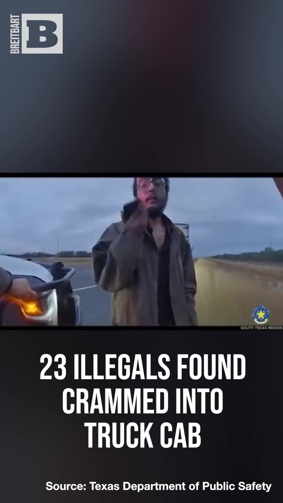 23 Illegals Found Crammed Into Truck Cab in LaSalle County, Texas