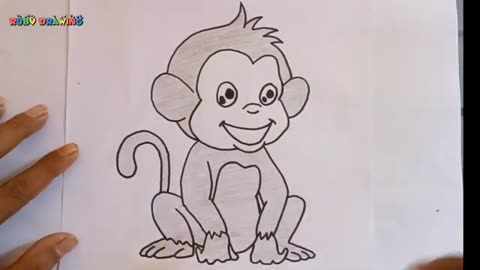 How to draw a monkey