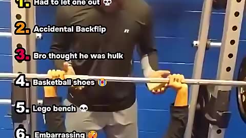 Shocking: Ranking The Best Gym Fails