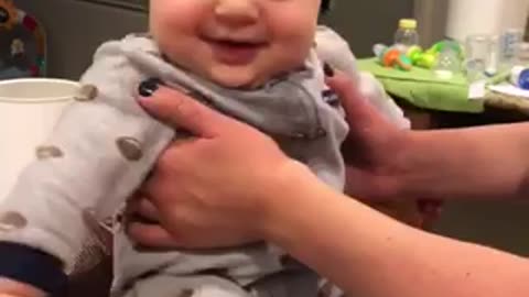 Baby Reacts to Daddy’s Speech😂