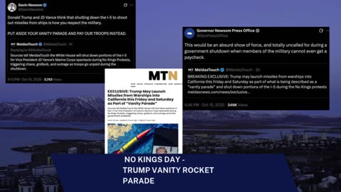 AOTR - Trump Vanity Rocket Parade No Kings Day