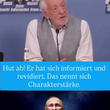 Dieter Hallervorden zeigt, dass Nachdenken kein Wanken ist – sondern Reife.