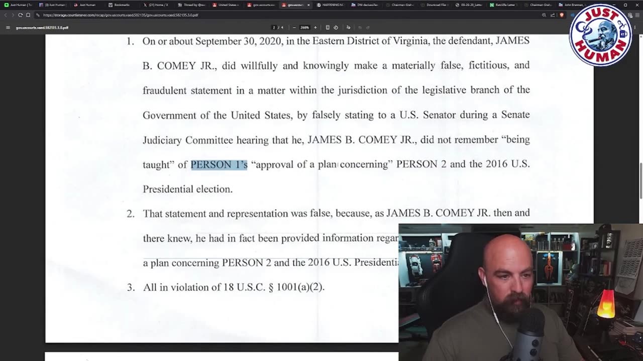 Witch Hunt: Person 1 = Hillary Clinton