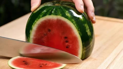 Cutting Fruit ASMR. Ai video