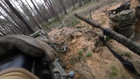 First person video, demonstrating reconnaissance in force mission