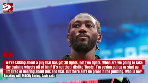 Terence Crawford’s coach Bernie Davis has hit out at Jaron Ennis